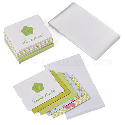 50Pcs 5 Styles Paper Foldable Header Cards&nbsp;CDIS-TA0001-53