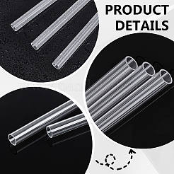 アクリル丸チューブ  透明  400x12mm  内径：10mm&nbsp;DIY-WH0899-672A