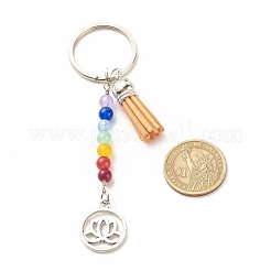 Natural & Dyed Malaysia Jade Keychain&nbsp;KEYC-JKC00317