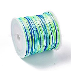 Segment Dyed Nylon Rattail Satin Cords&nbsp;NWIR-A008-01K
