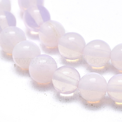 オパールビーズ連売り  ラウンド  6mm  穴：1mm  約64個/連  15.16インチ（38.5cm）&nbsp;G-L557-42-6mm-1