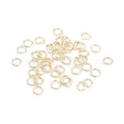 Brass Open Jump Rings&nbsp;X-KK-WH0060-01A-G-1