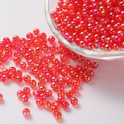 Eco-Friendly Transparent Acrylic Beads&nbsp;PL735-3-1
