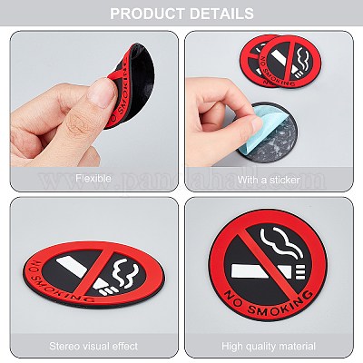 tobacco stickers Southern Decals quality acrylic adhesive Waterproof PVC No Smoking Sign
