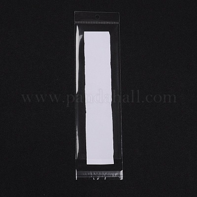 セロハンのOPP袋  長方形  透明  26.5x7cm  一方的な厚さ：0.035mm  インナー対策：22.5x7のCM  穴：6mm&nbsp;X-OPC-X001-1-1