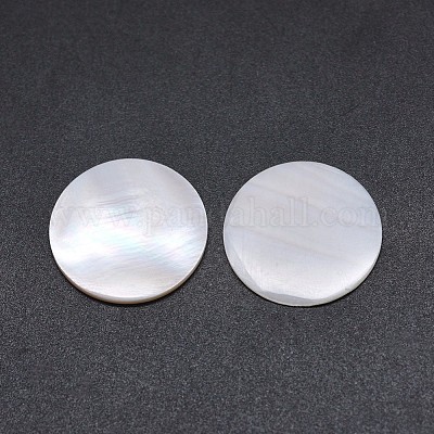 ピンクシェルカボション  フラットラウンド  20x1mm&nbsp;SSHEL-E567-13A-1