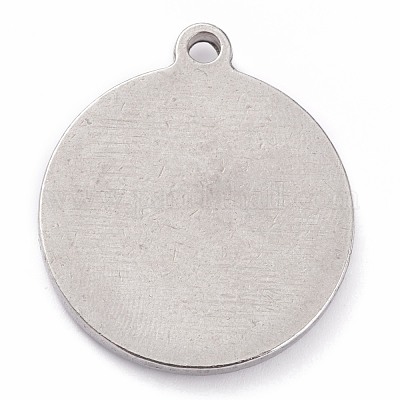 304 Stainless Steel Pendants&nbsp;X-STAS-O140-02P-A-1