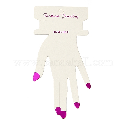 Wholesale Hand Shaped Cardboard Paper Bracelet Display Cards Wholesale Hand Shaped Cardboard Paper Bracelet Display Cards