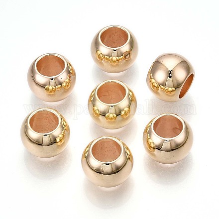 CCB Plastic Round Beads&nbsp;ALUM-U001-07B-10G-1