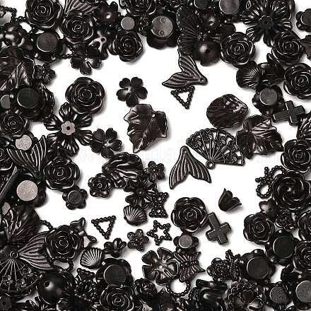 Acrylic Pearly Lustre Beads OACR-U006-02B-1
