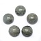 Natural Labradorite Cabochons, Half Round, 4x2~2.5mm