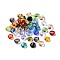 Imitation Austrian Crystal Beads, Grade AAA, Faceted, Flat Round, Mixed Color, 10x5mm, Hole: 0.9~1mm