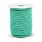 Nylon Braided Cord for Woven Jewelry Making Macrame Crafts, Milan Cords/Twisted Cords, Aquamarine, 3mm, about 21.87 yards(20m)/roll