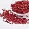 Glass Bugle Beads, Silver Lined, FireBrick, 12x2mm, Hole: 0.5mm, about 5000pcs/bag