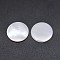Pink Shell Cabochons, Flat Round, 20x1mm