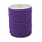 Twisted Nylon Cords, Indigo, 5mm, about 18~19yards/roll(16.4m~17.3m/roll)