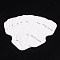Paper Bracelet Displays Cards, White, 70x31mm