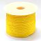 Nylon Braided Cord for Woven Jewelry Making Macrame Craft, Gold, 1.0mm, about 49.21 yards(45m)/roll
