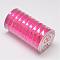 Flat Elastic Crystal String, Elastic Beading Thread, for Stretch Bracelet Making, Deep Pink, 0.8mm, about 10.93 yards(10m)/roll
