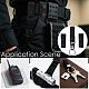 Nylon Tactical Wide Strap Loop Keepers&nbsp;DIY-CP0013-40-5