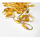 Brass Earring Hooks&nbsp;KK-L134-05G-2