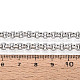 真鍮リングリンクチェーン  溶接されていない  スプールで  プラチナ  5x2mm  約32.81フィート（10m）/ロール&nbsp;CHC-T018-35P-3
