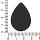アクリルパーツ  水玉模様で  オーバル  38.5x26.5x2.5mm  穴：1.5mm&nbsp;FIND-M046-02A-3