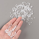 ガラスシードビーズ  セイロン  ラウンド  ホワイト  12/0  2mm  穴：1mm  約30000個/ポンド&nbsp;SEED-A011-2mm-141-4