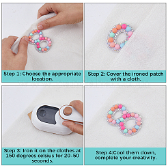 1 Set Macaron Series Fabric Cloth Patches&nbsp;SENE-GF0001-01