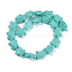 Synthetic Coral Carved Beads Strands&nbsp;CORA-L020-E-13