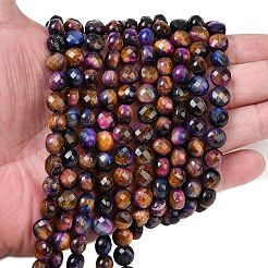 Natural Tiger Eye Beads Strands&nbsp;G-F812-B03-01B