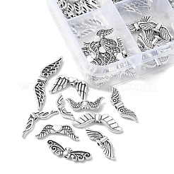 100Pcs 10 Style Tibetan Style Alloy Beads&nbsp;TIBEB-YW0001-16