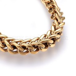 304 Stainless Steel Chain Bracelets&nbsp;BJEW-L631-45G