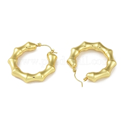 Ion Plating(IP) 304 Stainless Steel Hoop Earrings&nbsp;STAS-I304-02G