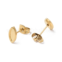 Ion Plating(IP) 304 Stainless Steel Stud Earring Finding&nbsp;EJEW-I285-02G
