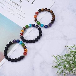 DIY Chakra Bracelet Making&nbsp;DIY-SC0009-48AS