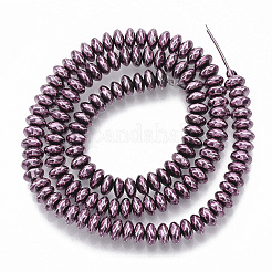 Electroplated Non-magnetic Synthetic Hematite Beads Strands&nbsp;G-S365-011-01