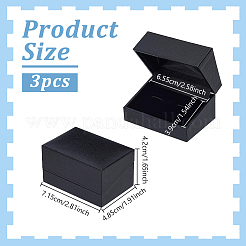 Plastic Cufflinks Gift Boxes&nbsp;CON-WH0089-291