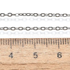 Non-Tarnish 304 Stainless Steel Cable Chain Necklace&nbsp;STAS-T040-PJ204-80