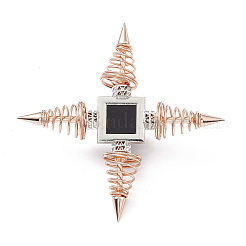Rose Gold Brass Spritual Energy Generator&nbsp;DJEW-P003-01RG-06