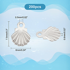 200Pcs 316 Surgical Stainless Steel Charms&nbsp;STAS-DC0006-52