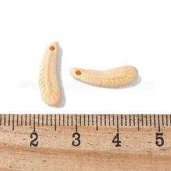 天然レインボーアラシャン瑪瑙ペンダント  染め  フェザーチャーム  モカシン  16.5~17x4.5~5.5x2.5~3mm  穴：1.2mm&nbsp;G-G194-04A