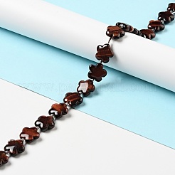 Natural Red Tiger Eye Beads Strands&nbsp;G-D475-02E