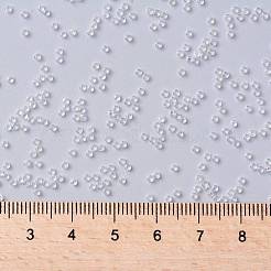 TOHOラウンドシードビーズ  日本製シードビーズ  （161)つの透明なabクリスタル  15/0  1.5mm  穴：0.7mm  約3000PCS /ボトル  10 G /ボトル&nbsp;SEED-JPTR15-0161
