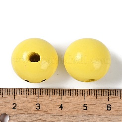 Animal Themes Printed Wood European Beads&nbsp;WOOD-M013-01E