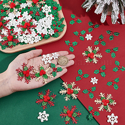 170Pcs 5 Style Christmas Opaque Resin Cabochons&nbsp;DIY-NB0013-89