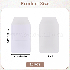 Rectangle PVC Pen Bag for Doctor Nurse&nbsp;AJEW-WH20033-081E