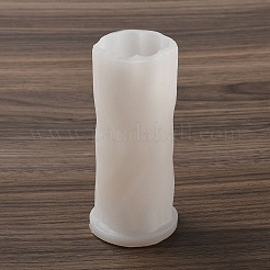 DIYキャンドルシリコンモールド  キャンドル作り用  柱  ホワイト  10.7x4.5cm  内径：3.7のCM&nbsp;LS-SIMO-C014-02J