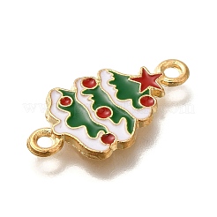 Christmas Alloy Green Enamel Links&nbsp;FIND-I040-02B