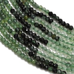 Gradient Color Natural Green Jade Beads Strands&nbsp;GG-CBA77FB-B03-2mm